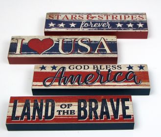 Americana Signs Set of 4