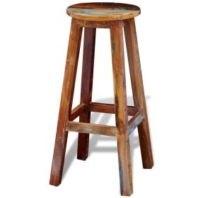 Bar Stool Solid Reclaimed Wood