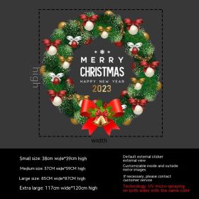 Decorative Stickers Jewelry Shop Layout Shopping Mall Christmas Garland (Option: Big-V369)