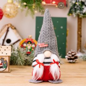 Pocket Pointed Hat Faceless Doll Christmas Decoration Supplies (Option: Women's)