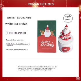 Christmas Aromatherapy Candle Gift Supplies Layout (Option: White Tea Orchid Santa Claus)