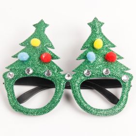 Christmas Decorations Dance Party Glasses Dress Up Props (Option: Christmas Tree)