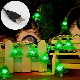 Led Christmas Decoration Atmosphere Lighting Chain (Option: USB Always Bright-2 M 20 Lights)