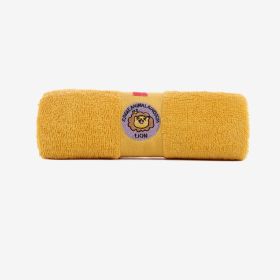 Cotton Rectangular Washcloth Absorbs Water (Option: Yellow-50x25cm)