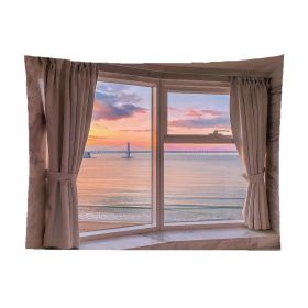 False Window Window Scenery Background Cloth (Option: Light summer-130x150cm)