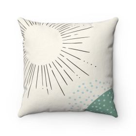 Abstract Sun Outline Cushion Home Decoration Accents - 4 Sizes (size: 18" x 18")