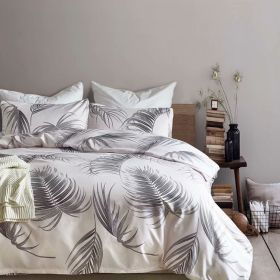 Three-piece Bedding Set Printed Home Textile (Option: 8673-200x200cm)